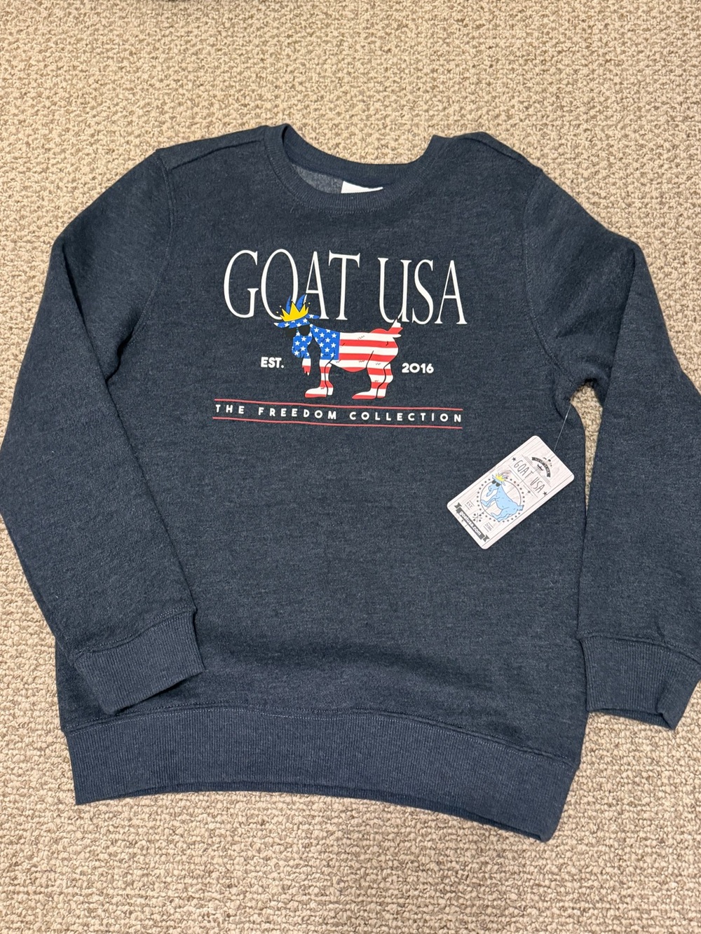 GOAT USA Crewneck Youth Large